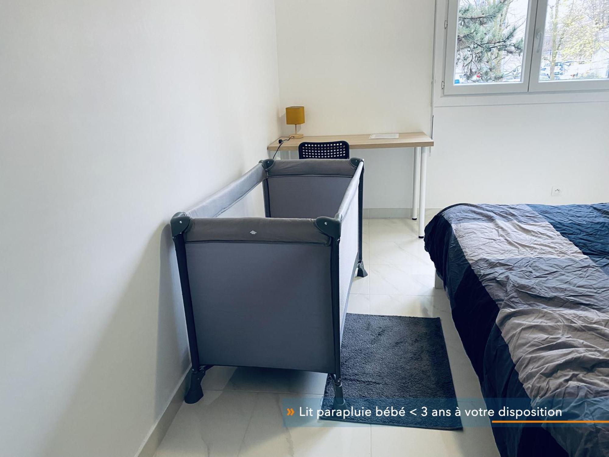 Appartement Parisien Neuf, Moderne Avec Une Grande Salon, 2 Chambres, 4 Lits, Parking Gratuit, 15Min De Paris Et 13 Min Aeroport Orly Vitry-sur-Seine Exteriér fotografie